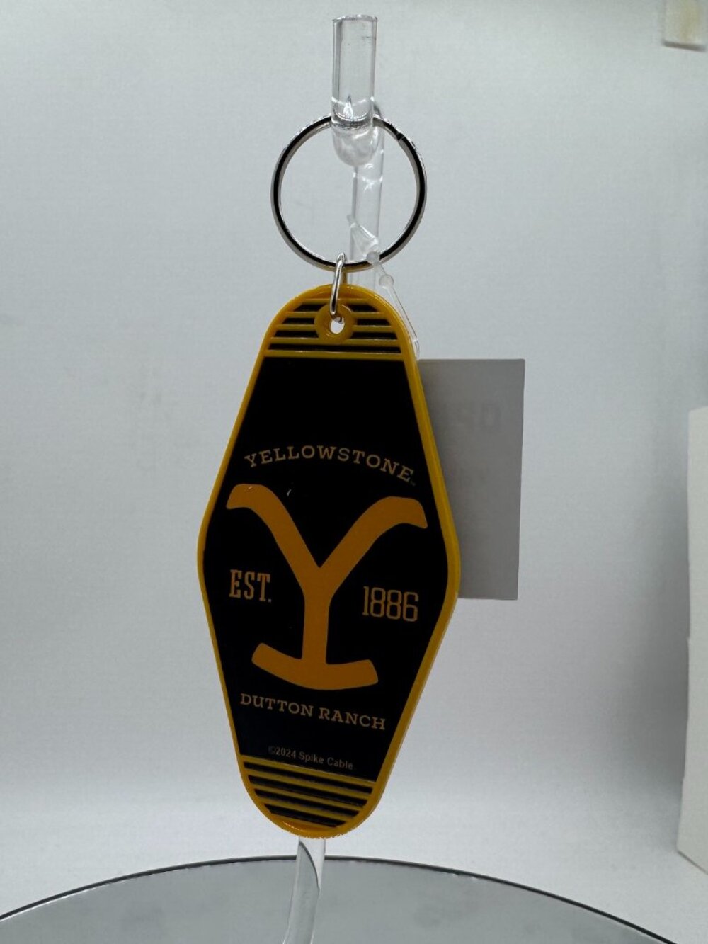 Yellowstone Dutton Ranch Logo Est. 1886 Hotel Room Keychain
